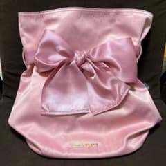 メゾンドフルール リボン リュック 巾着 ピンク Maison de FLEUR 