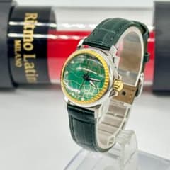 稼働品 Ritmo Latino リトモラティーノ 腕時計 緑文字盤 箱付き - メルカリ