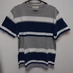 BACK NUMBER ボーダーTシャツ Lサイズのサムネイル