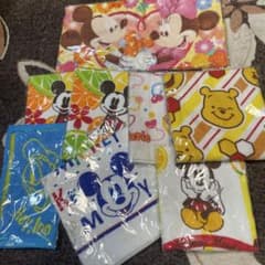 ディズニー キャラクター ハンドタオル ８枚セットのサムネイル