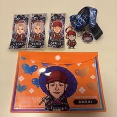 匿名配送】FANTASTICS 世界、八木勇征 ストラップ、ポーチ、千社札