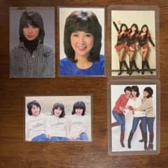キャンディーズ　ブロマイド3枚セット　当時品　レア　昭和レトロ キャンディーズ ブロマイド3枚セット（銀座三越プロマイ堂・四切ポート
