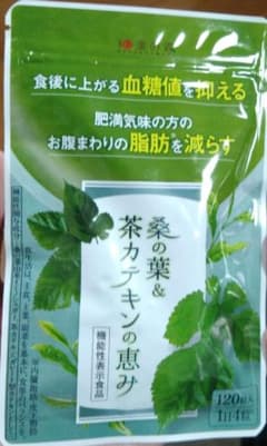 【新品未開封】　桑の葉&茶カテキンの恵み 120粒 和漢の森