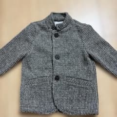 ZARA ニットジャケット 4-5 肘当て付きのサムネイル