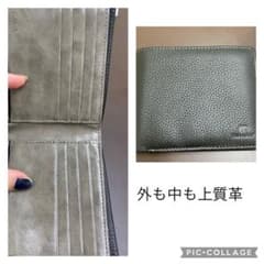 新品　本革（外側＆内側）折り財布☆のサムネイル