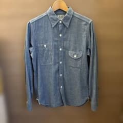 美品JELADO Smoker Shirt Indigo Chambray - メルカリ