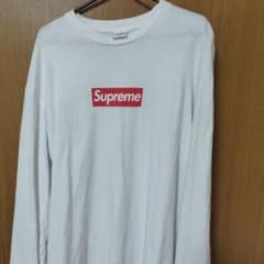Supreme ボックスロゴ 長袖Tシャツ ホワイト Lのサムネイル