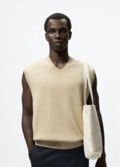 Zara　ニット　ベストのサムネイル