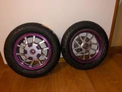 アドレスv125g RDRアルミホイール前後タイヤ新品 - メルカリ