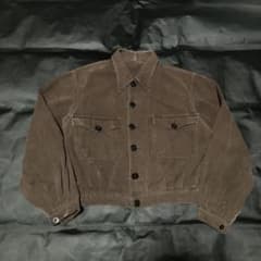 30s サイクリストジャケット フレンチワーク コットン vintage vintage 30s〜 サイクリストジャケット コットン フレンチワーク