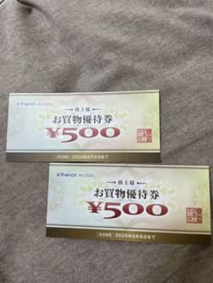 ヤマダ電機 株主優待 1000円分 お買物優待券のサムネイル