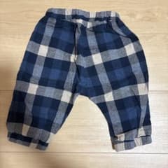 ベビー パンツ 80cm チェック柄のサムネイル
