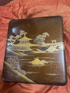 金閣寺　硯箱　蒔絵のサムネイル
