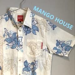 [新品]MANGO HOUSE マンゴハウス★かりゆしウェア★Lのサムネイル
