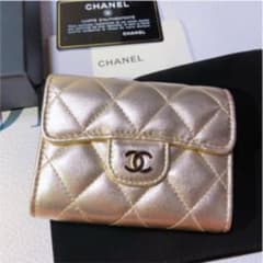 シャネル  ♡レア♡ 新品  コインケース ゴールド 財布 ウォレットのサムネイル