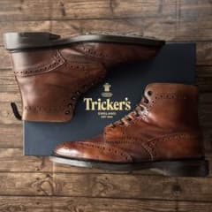 【美品・送料無料】Tricker’s カントリーブーツ STOW UK7.5のサムネイル