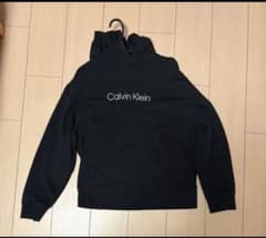 Calvin Klein パーカー ブラック40HM231 - メルカリ