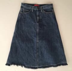 RED CARD/膝下デニムスカートのサムネイル