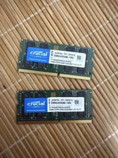 ノートPC用メモリ Crucial DDR4-2400 16GB×2 計32GB Amazon | Crucial ノートPC用増設メモリ 32GB(16GBx2枚) DDR4 2400MT/s