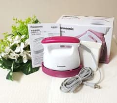 お買得！Panasonic 衣類スチーマー NI-FS310 ピンク - メルカリ