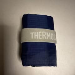 【未使用】エコバッグ THERMOS サーモス ネイビー ナイロンのサムネイル