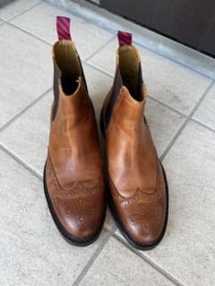 Polo Ralph Lauren ウイングチップ　サイドゴアブーツ　オールデン Polo Ralph Lauren ウイングチップ サイドゴアブーツ オールデン