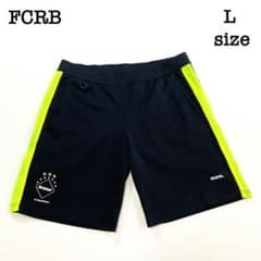 6885 FCRB ブリストル　ハーフパンツ　サイドライン　蛍光イエロー　 L 6885 FCRB ブリストル ハーフパンツ サイドライン 蛍光イエロー L