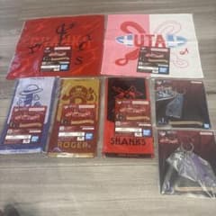 [덤 포함] 이치 반 쿠지 원피스 빨간 머리 해적단 수건 완성 세트