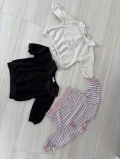女の子 トップス 3点セット 襟付き トレーナーのサムネイル