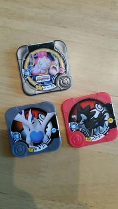 ポケモントレッタ　三個　フーパ　ルギア　レントラーのサムネイル