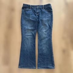 フレアデニム レディース 44 ブーツカットy2k 美脚 vintage