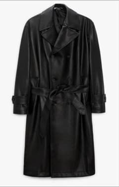 ZARA レザートレンチコートのサムネイル