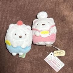 すみっコぐらし てのりぬいぐるみ しろくま　2点セットのサムネイル