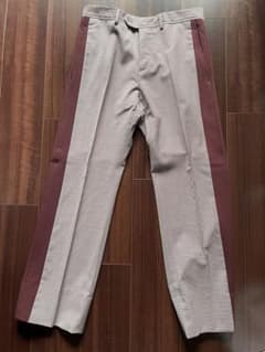 ヴァレンティノ（Valentino） チェック柄 スラックス 赤茶色 青