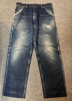 ヴィンテージ　SEARS デニムペインターパンツ　グッド！フェード　USA製 ヴィンテージ SEARS デニムペインターパンツ グッド！フェード USA製