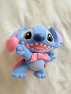 スティッチ フィギュア ハート ピンクのリボンのサムネイル