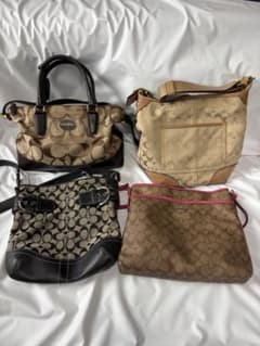 リ*チ様 COACH シグネチャー バッグ 4点セットのサムネイル