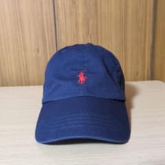 美品 POLO ラルフローレン 紺色のキャップのサムネイル
