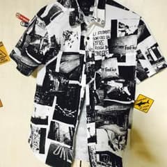 レブトレイト REBTRAIT 総柄 チェックシャツのサムネイル