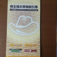 イエローハット お買い物割引券 300円割引券×25枚=7500円分のサムネイル