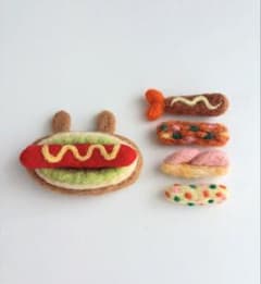 羊毛フェルト おままごと 選べる具材でカスタム♡うさぎパンのサムネイル