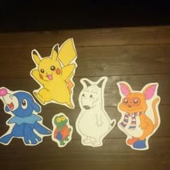 壁面飾り ポケモン バムとケロ ガラゴのサムネイル