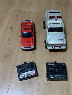 【ジャンク】西部警察ラジコンセット　スカイラインRSターボ RS-2 、サファリ ジャンク】西部警察ラジコンセット スカイラインRSターボ RS-2