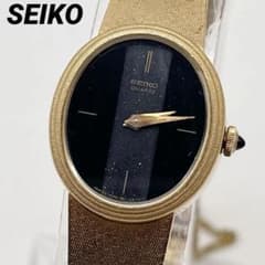 新品電池　SEIKO オーバル レディース メッシュベルト 腕時計　ゴールド 新品電池 SEIKO オーバル レディース メッシュベルト 腕時計 ゴールド