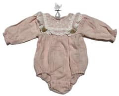 【新品】cottoli ピンク 長袖　ロンパース 80のサムネイル