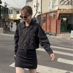 デニムセットアップ ブラックのサムネイル