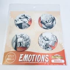 [폭호 카츠미] [내 영웅 아카데미아] 캔 배지 4개 세트 EMOTIONS