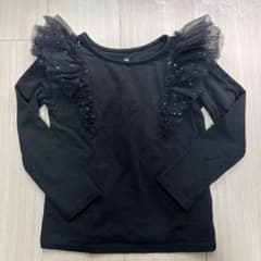 H&M キッズ　フリル ロンTのサムネイル