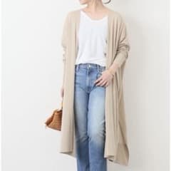 MUSE ドゥーズィエムクラス 名品 shake code ロングカーディガン