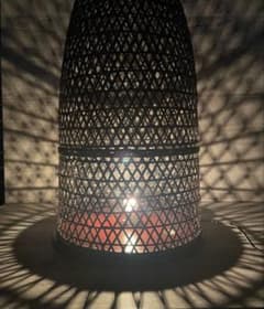 間接照明　竹細工あかり　藍胎漆器のフロアスタンド　ランプシェード 間接照明 竹細工あかり 藍胎漆器のフロアスタンド ランプシェード